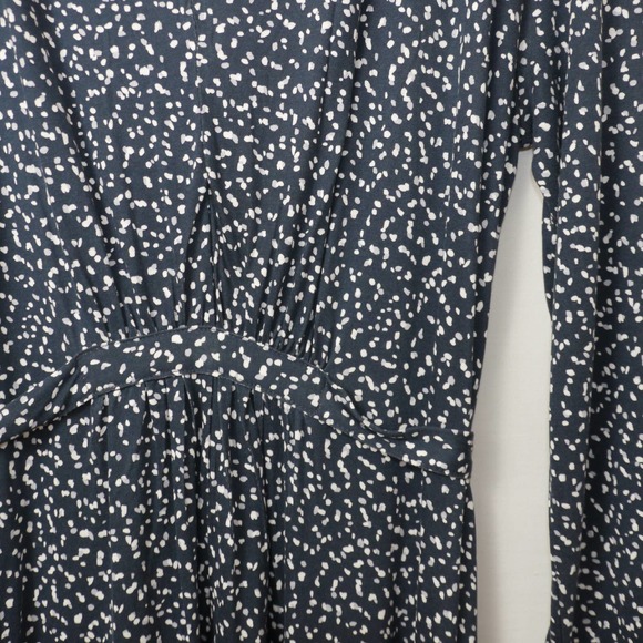 French Connection Polka Dot Jersey Dress Size L - Picture 6 of 10